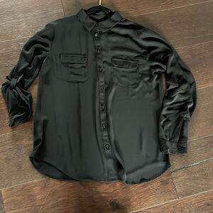 Loft slightly sheer soft and flowy blouse size medium